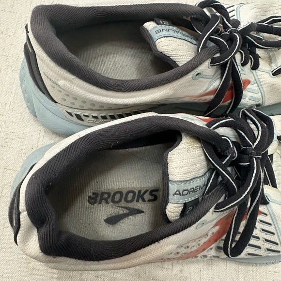 Brooks Women's Sneakers - Cream, Black, and Orange - Picture 8 of 9